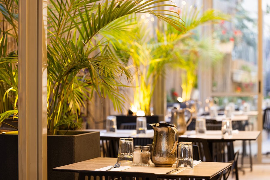 Кейсар Премьер  Иерусалим -  столоваяна крыше